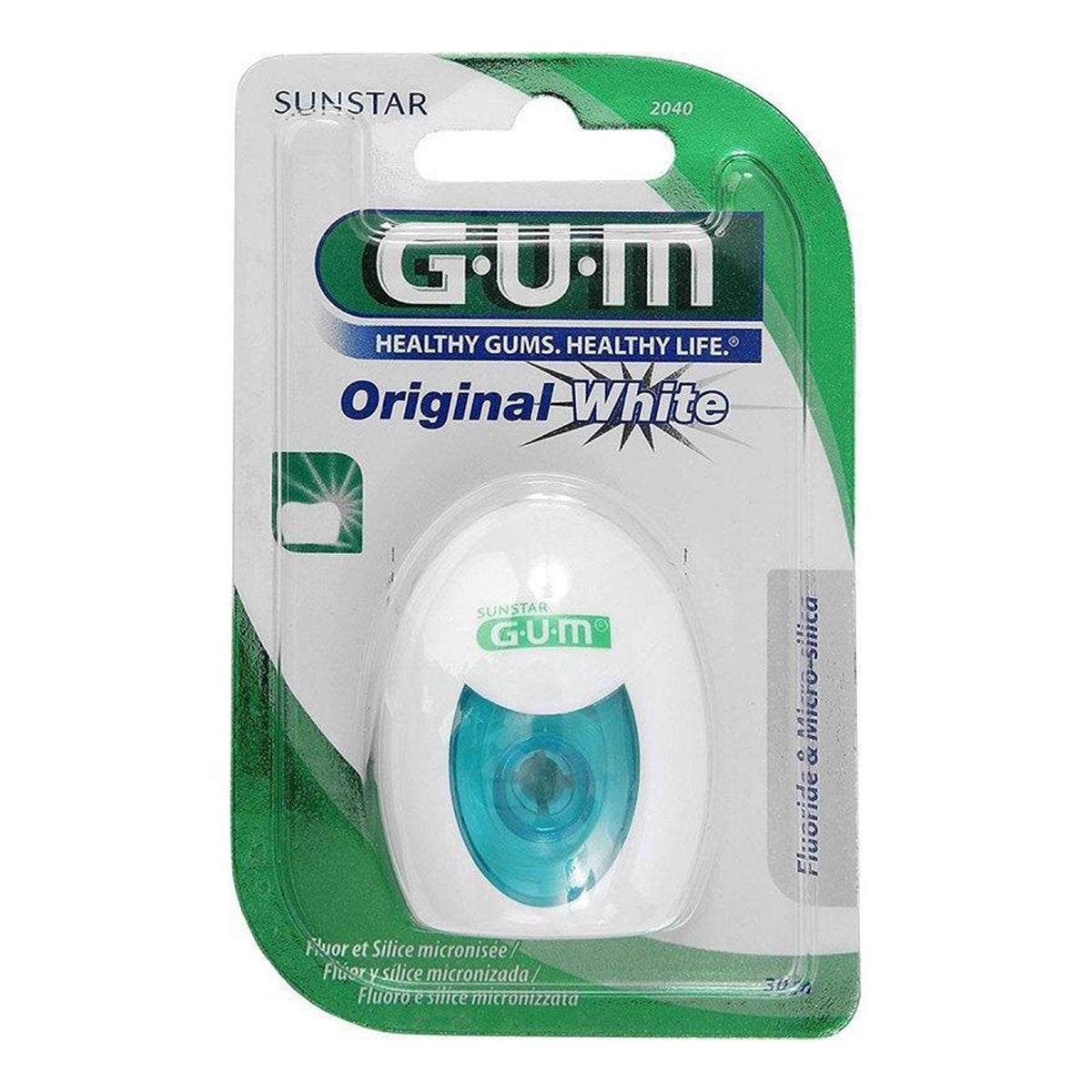 GUM Original White floss waxed