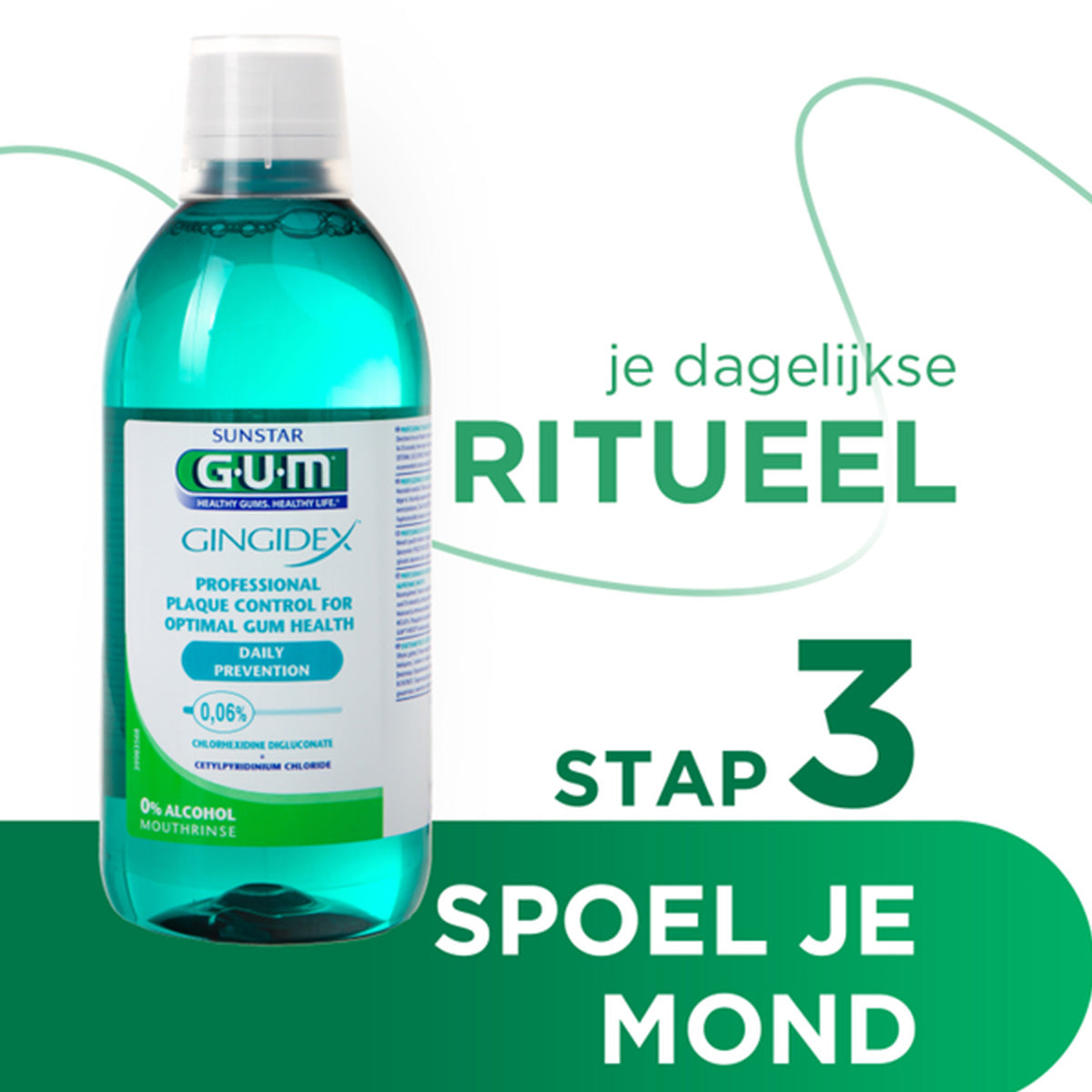 GUM Gingidex mondspoelmiddel met CPC