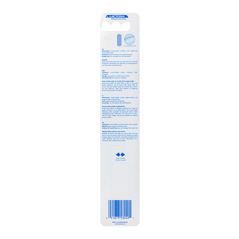 Lactona Nylon M40 Medium tandenborstel
