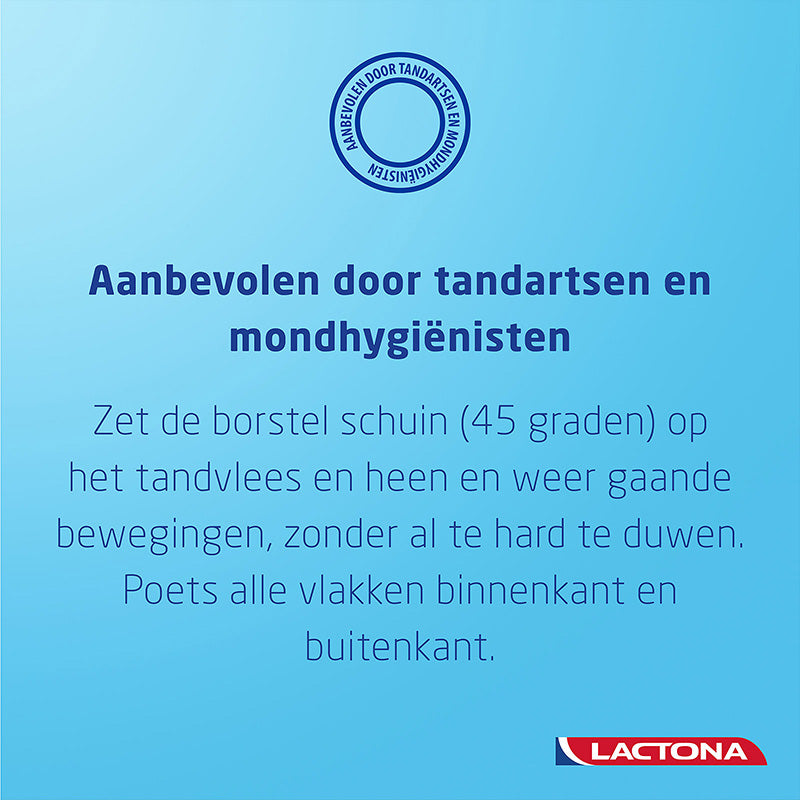 Lactona Nylon M40 Medium tandenborstel