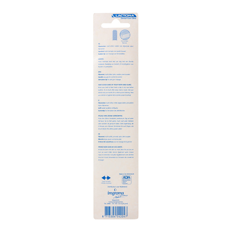 Lactona Nylon M40 Medium tandenborstels