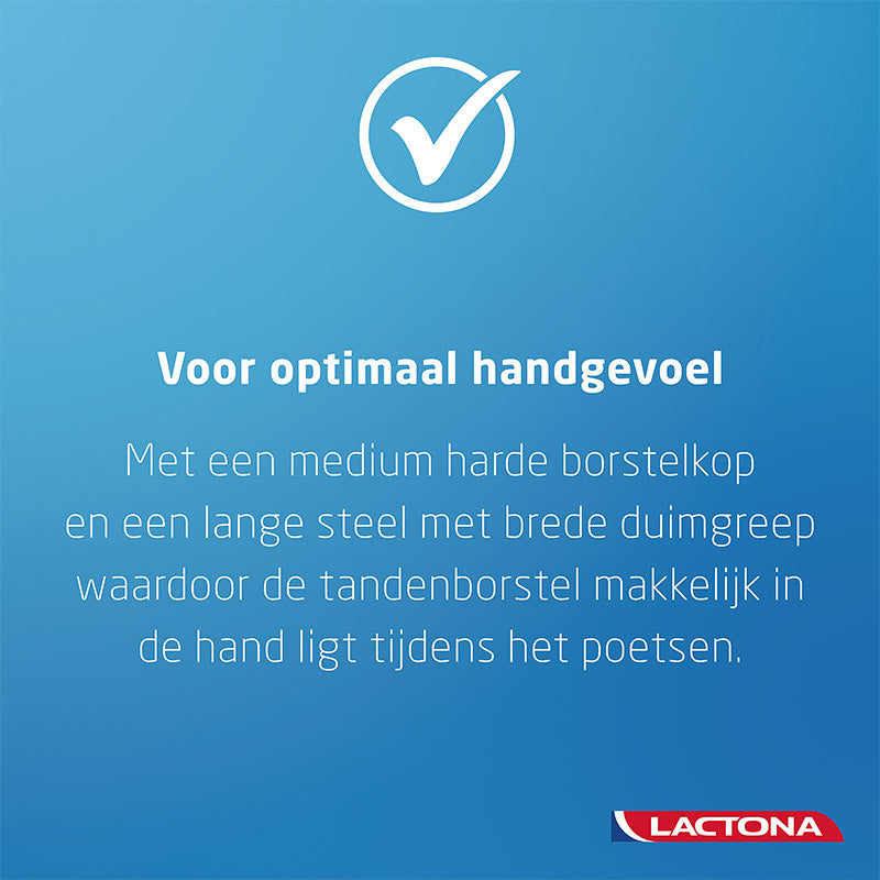 Lactona Nylon M40 Medium tandenborstels