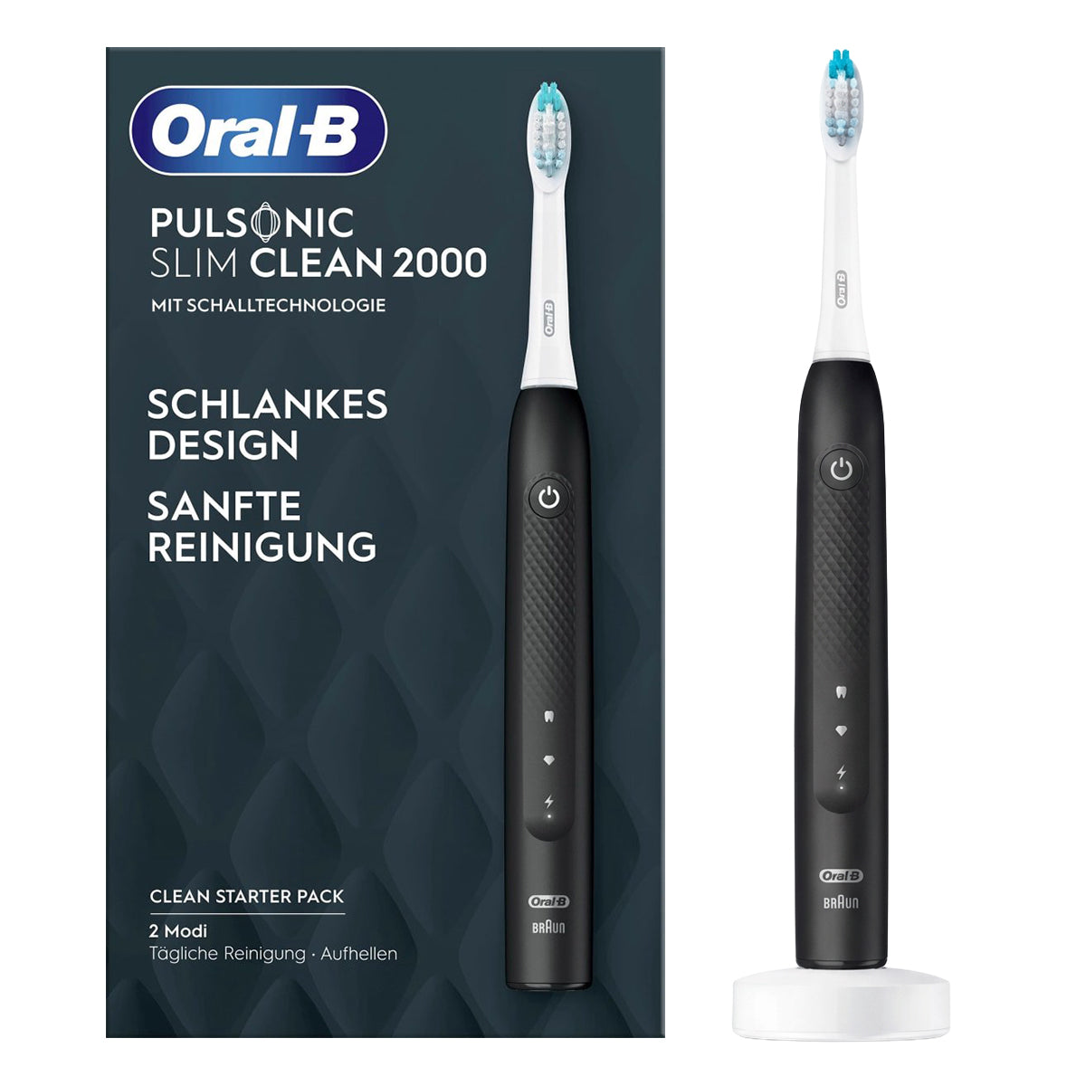 Oral-B Pulsonic Slim Clean 2000 zwart