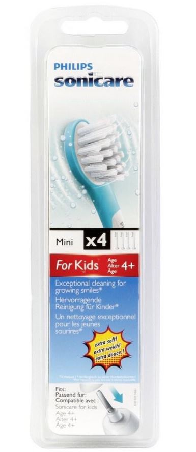 Sonicare For Kids opzetborstels groen HX6034/33