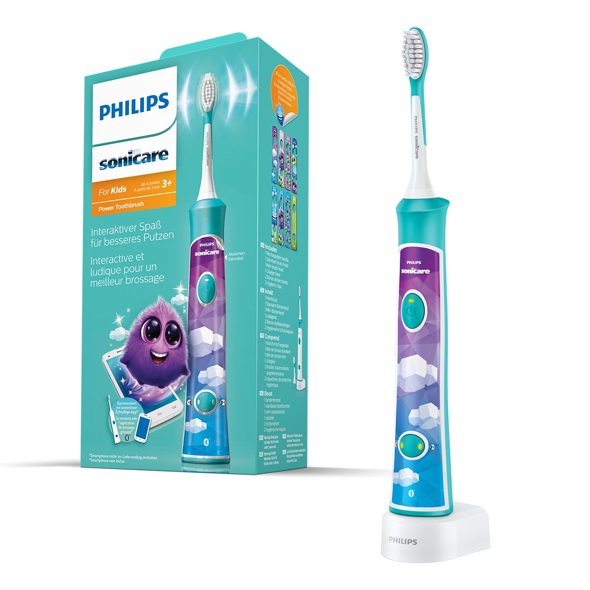 Sonicare Kids HX6322/04 elek.tandenborstel blauw