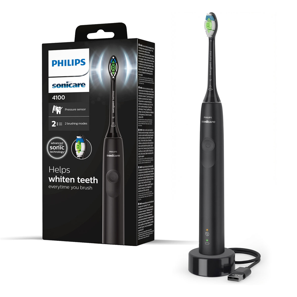 Sonicare 4100 elektrische borstel zwart HX3681/54