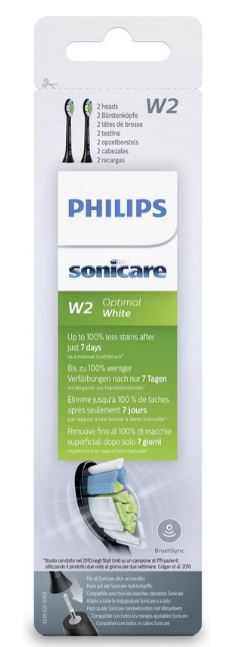 Sonicare W2 Optimal White HX6062/13 Opzetb. Zwart