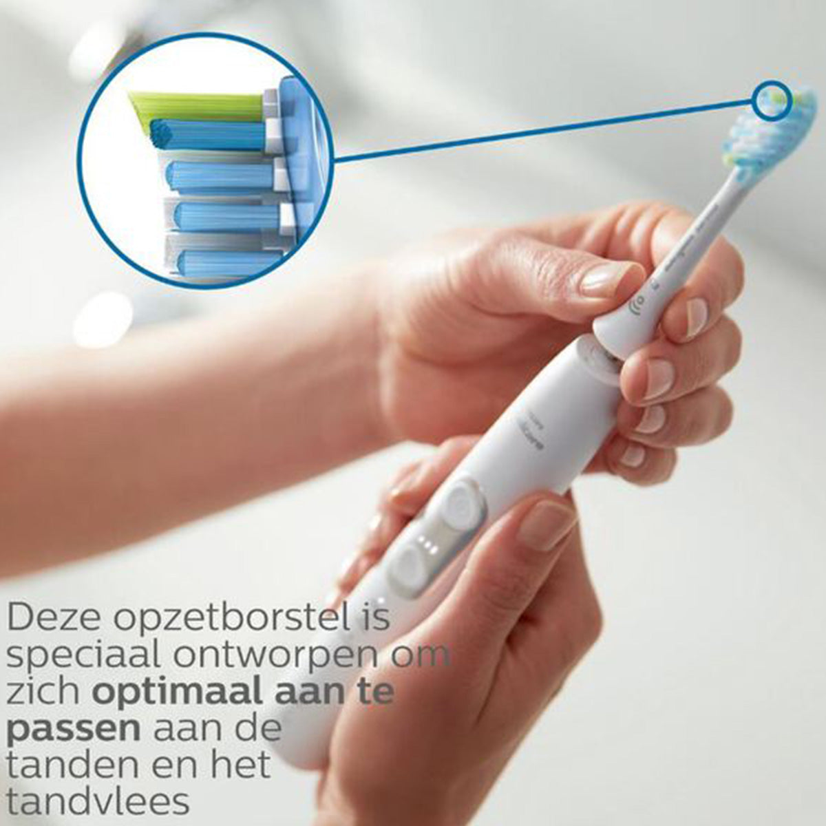 Sonicare C3 Plaque Defence HX9044/17 opzetb. wit