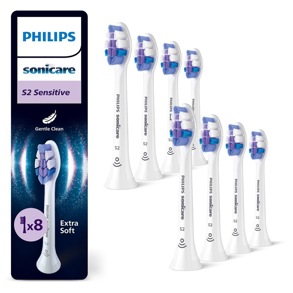 Sonicare S2 Optimal Sensitive HX6058/87 wit opzetb