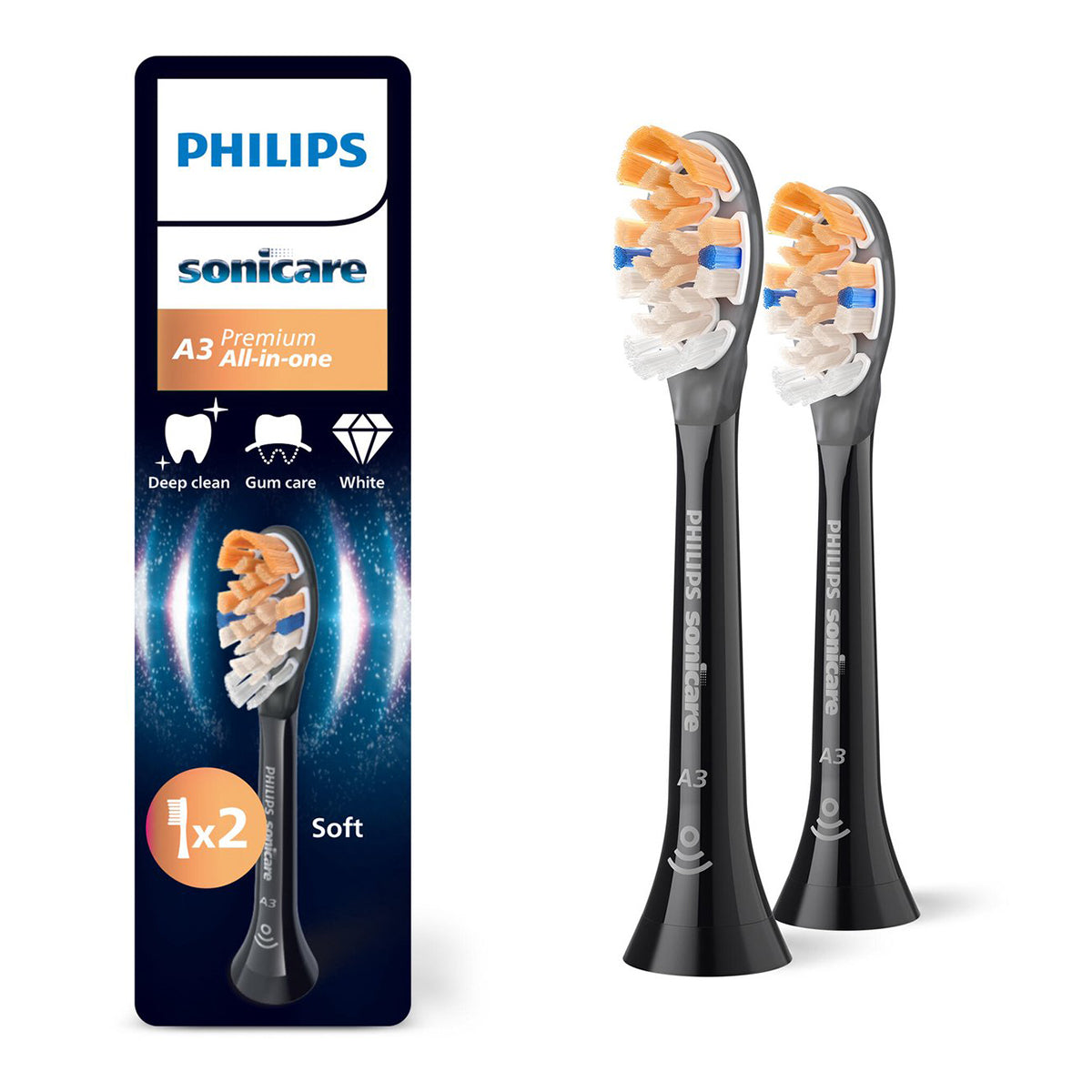 Sonicare A3 Premium AIO HX9092/88 zwart Opzetb.