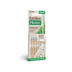 Bamboo Piksters ragers Size 2 Fijn/Reg Wit