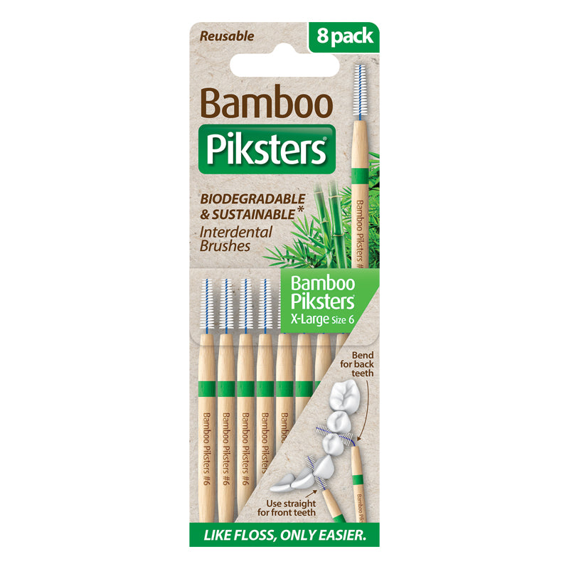 Bamboo Piksters ragers Size 6 X-large groen