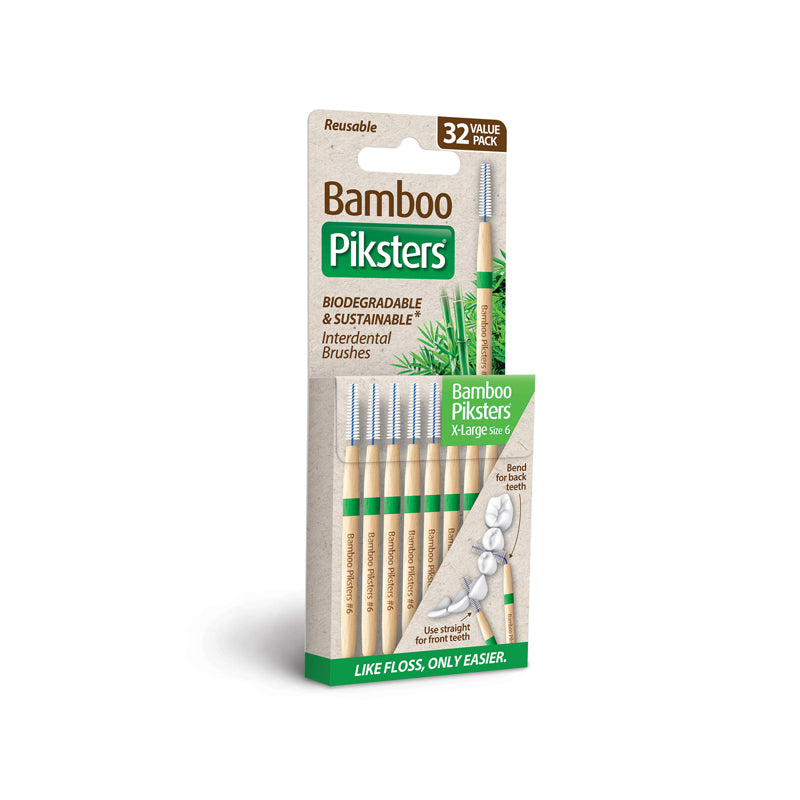 Bamboo Piksters ragers Size 6 X-large groen