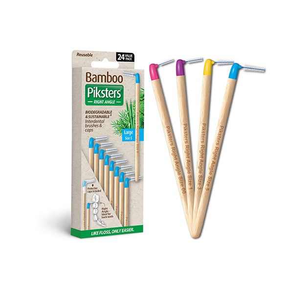 Bamboo Piksters ragers hoek Size 00 XX-Fijn roze