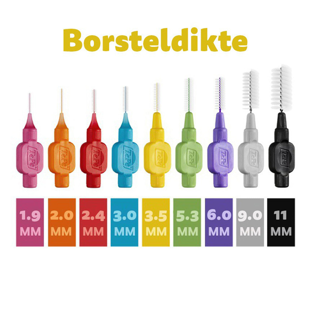 TePe Interdentale ragers Original rood 0,5mm(2)