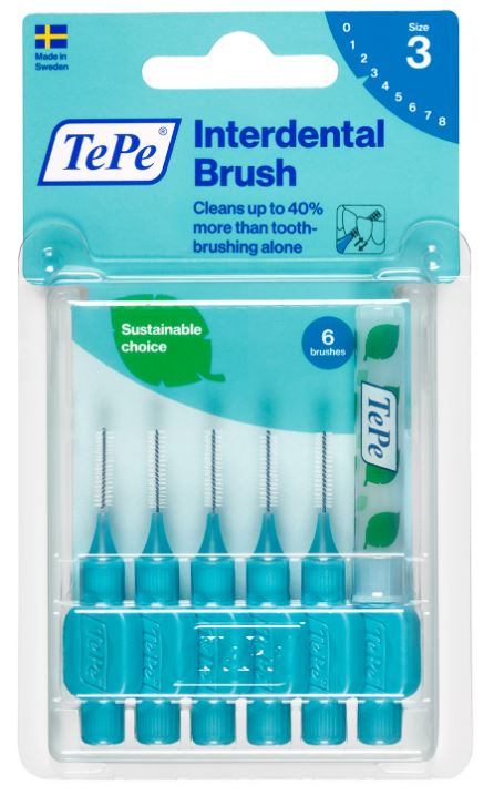 TePe Interdentale ragers Original blauw 0,6mm(3)
