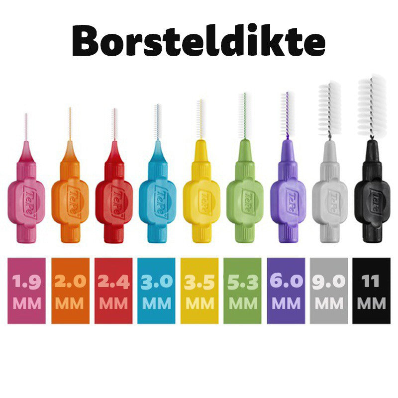 TePe Interdentale ragers Original zwart 1,5mm(8)