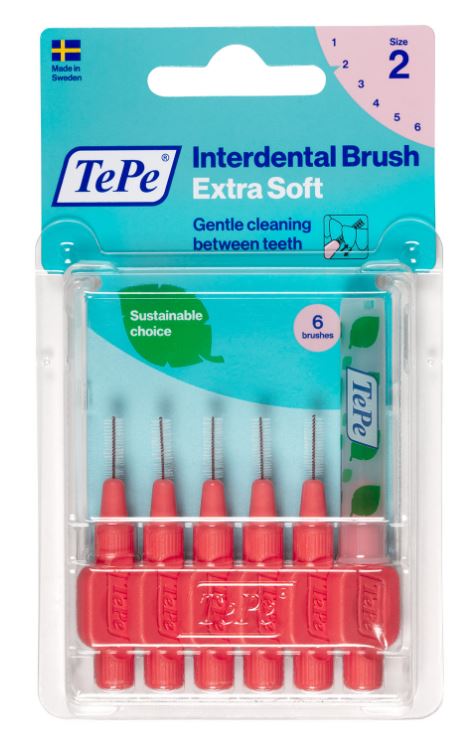 TePe Interdentale ragers X-soft rood 0,5mm(2)