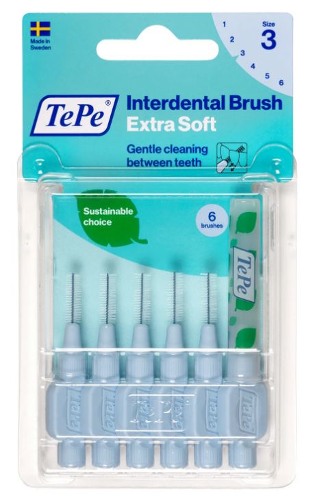 TePe Interdentale ragers X-soft blauw 0,6mm(3)
