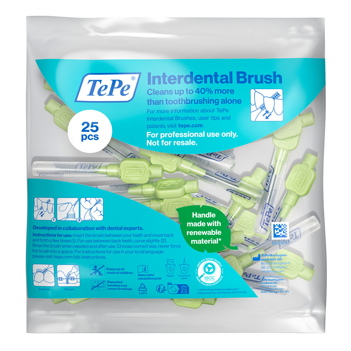 TePe Interdentale ragers X-soft groen 0,8mm(5)