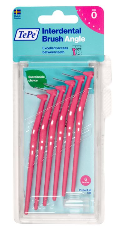 TePe Angle Interdentale ragers roze 0,4mm(0)