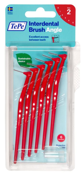 TePe Angle Interdentale ragers rood 0,5mm(2)