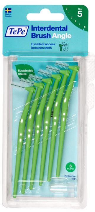 TePe Angle Interdentale ragers groen 0,8mm(5)