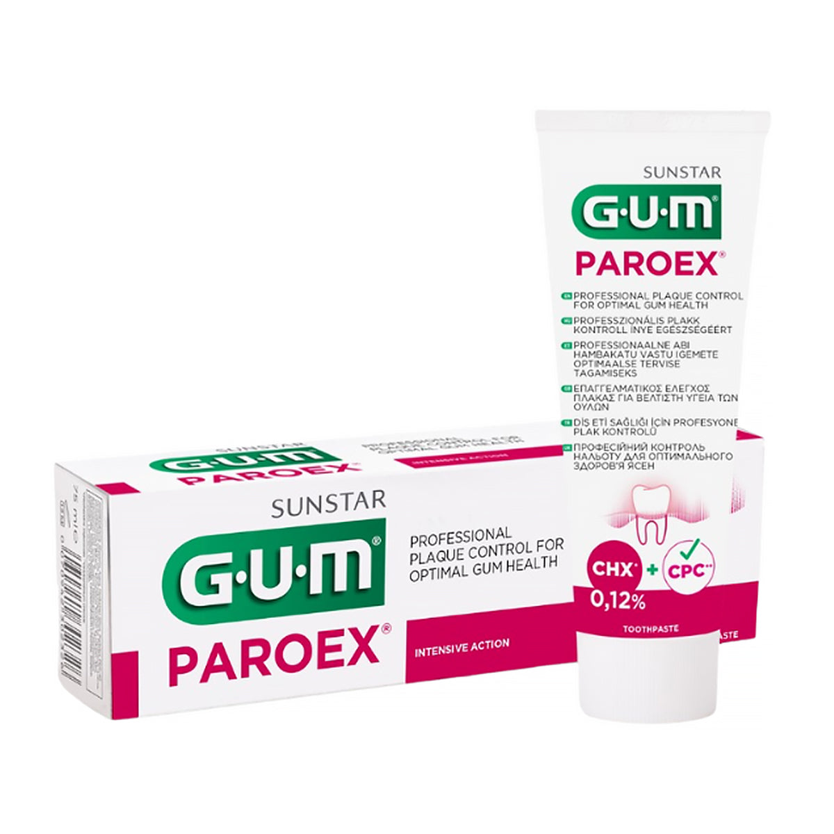 GUM Paroex tandpasta 0,12% chloorhexidine