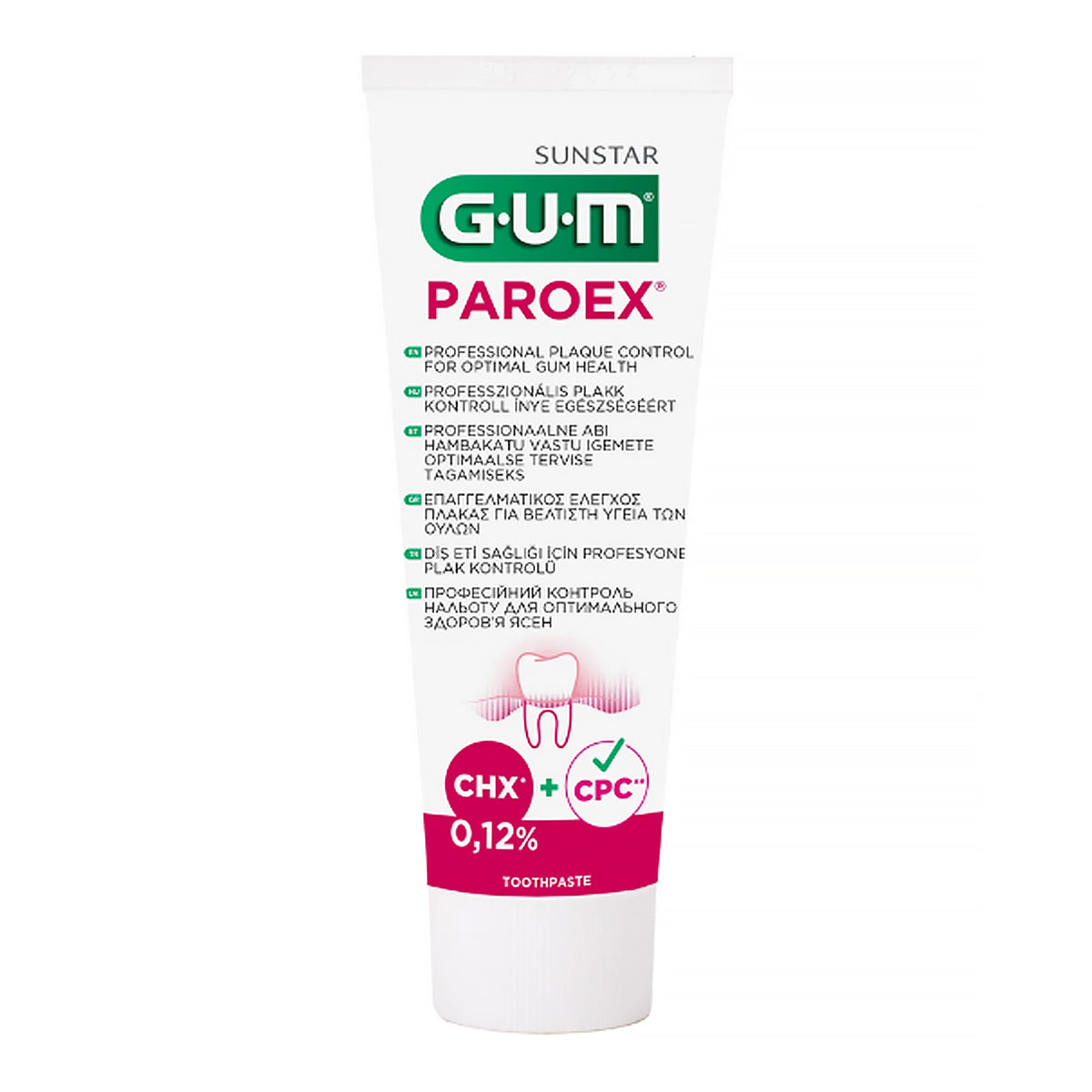 GUM Paroex tandpasta 0,12% chloorhexidine