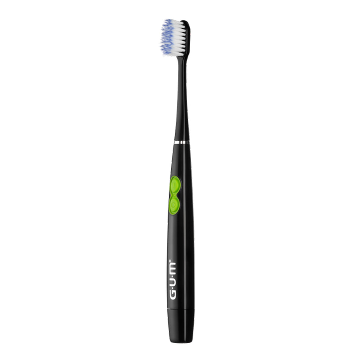 GUM SONIC Daily tandenborstel zwart met batterij