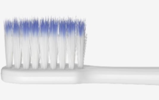 GUM SONIC Daily tandenborstel wit met batterij