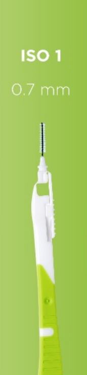 GUM Bi-Direction ragers 0,7 mm / groen small
