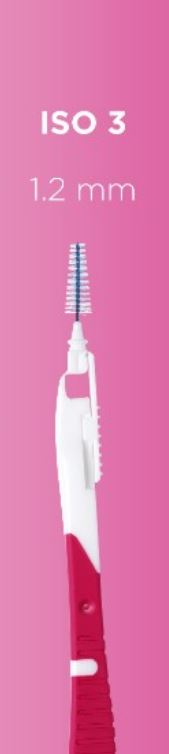 GUM Bi-Direction ragers 1,2 mm / roze large
