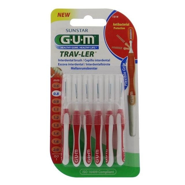 GUM Trav-Ler 0,8mm rood