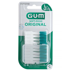 GUM Soft-Picks Original Large Donkergroen