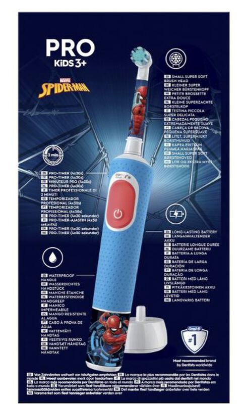 oral-b vitality pro 103 kids spiderman 3+ jaar