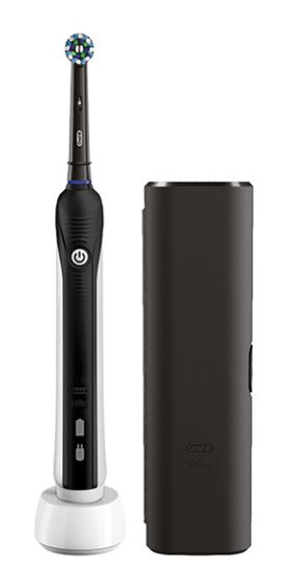oral-b pro 750 black edition cross action+reisetui