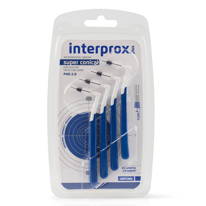 interprox plus phd 2,0 super conical blauw blister