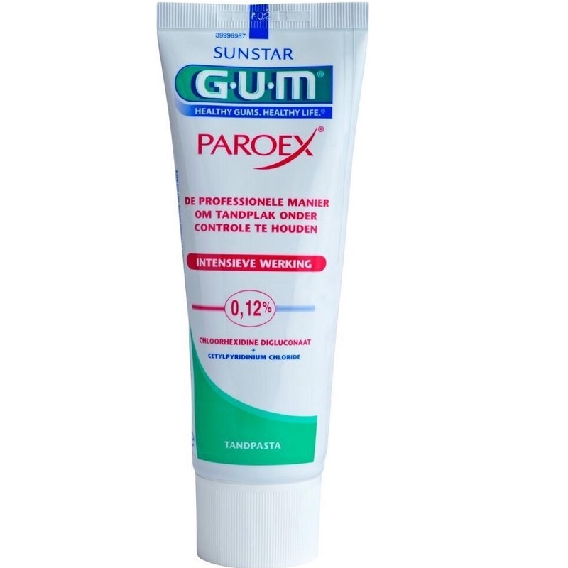 gum paroex tandpasta 0,12% chloorhexidine