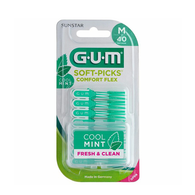 gum soft-picks comfort flex medium mint