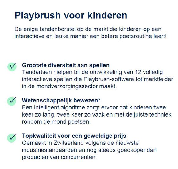 playbrush smart sonic blue / kids 3-12 jaar