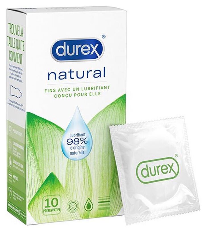 durex condooms natural - extra glijmiddel